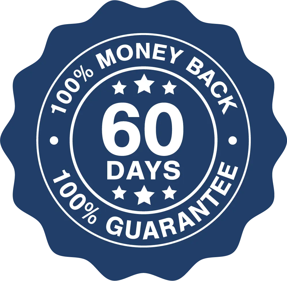 MounjaBoost 60-day money-back guarantee badge