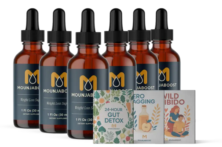 MounjaBoost 6 bottle bundle with bonus guides